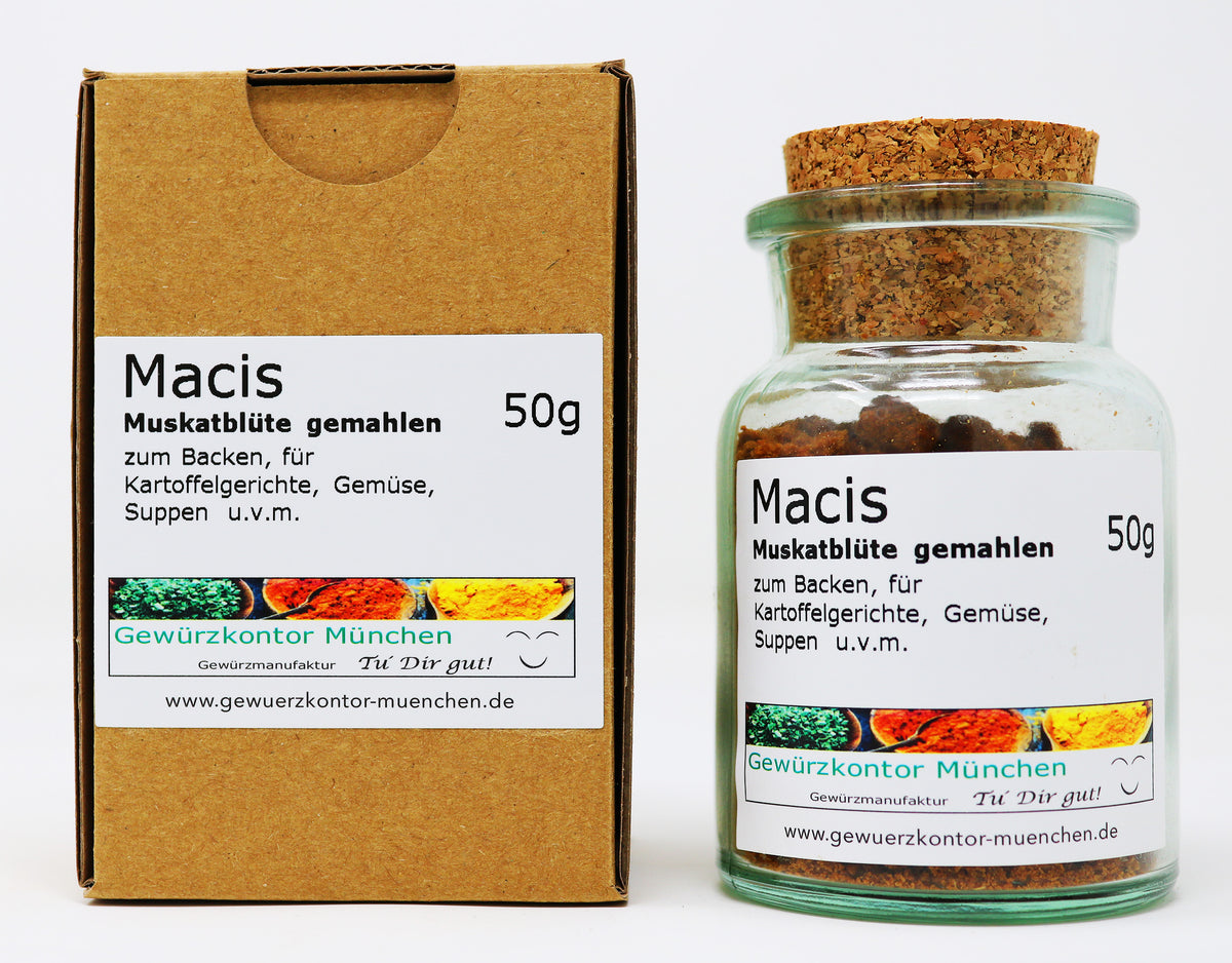 Macis 50g Glas+Karton