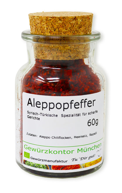 Aleppopfeffer 60g Glas-1
