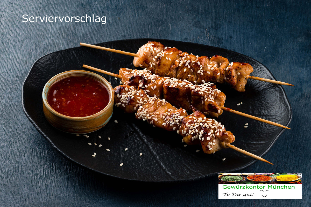 Asia Grill serviervorschlag