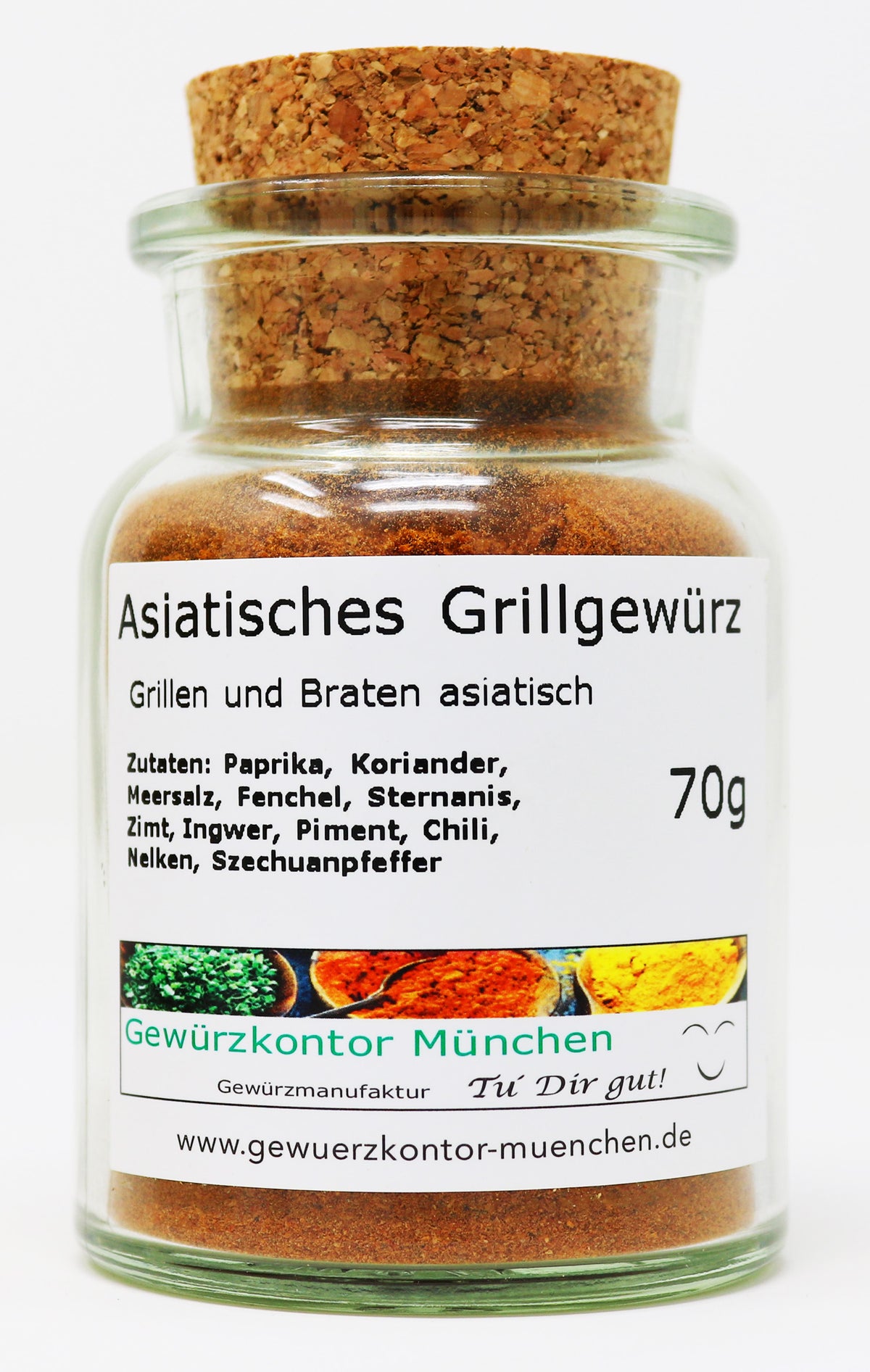 Asiatisches Grillgewürz 70g Glas