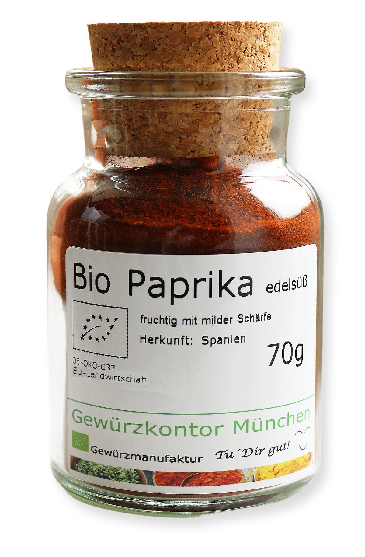 Bio Paprika Glas