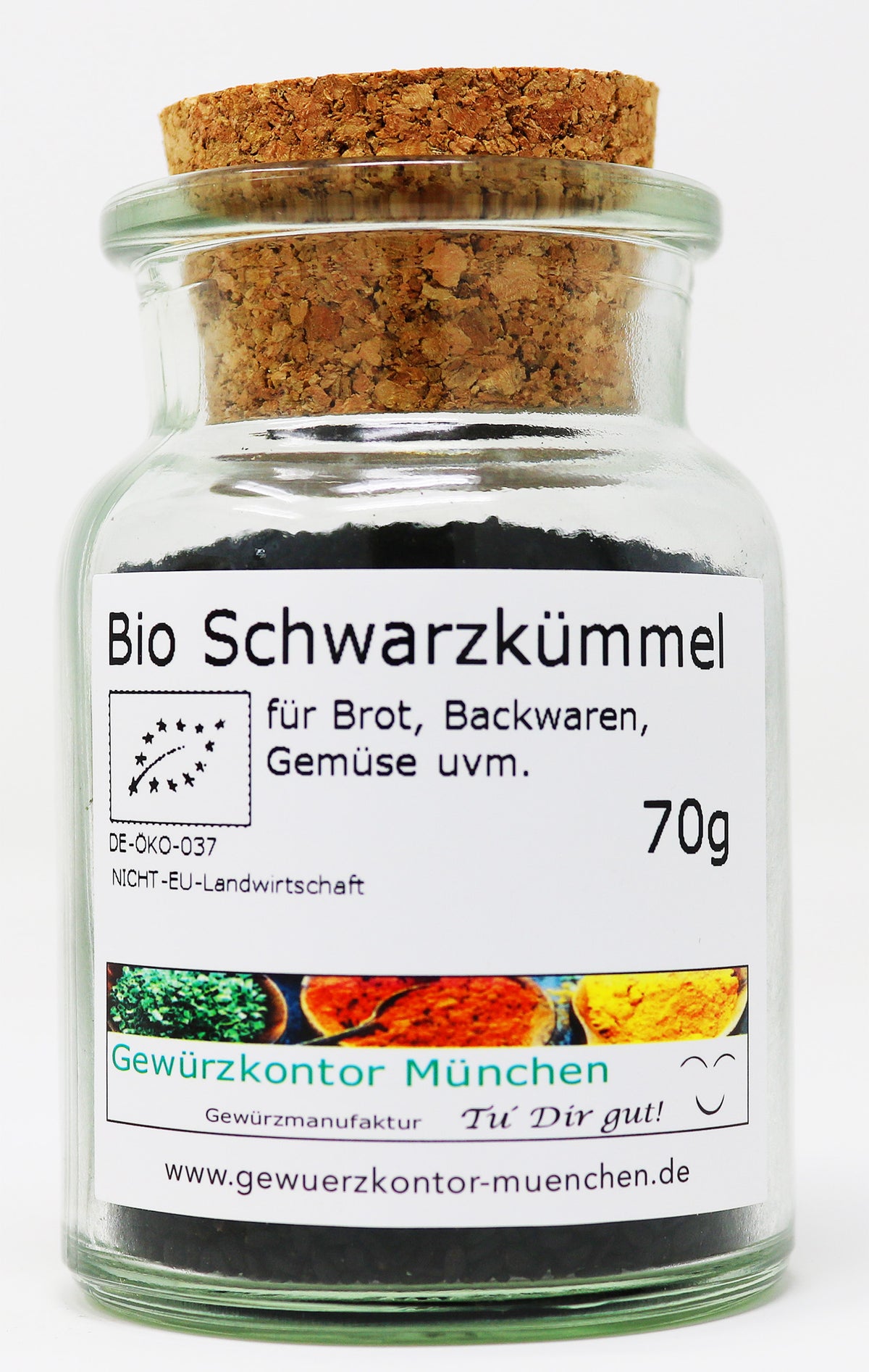 Bio Schwarzkümmel 70g Glas