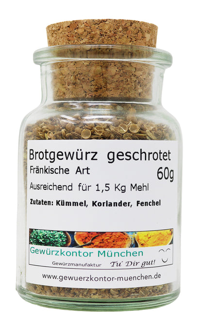 Brotgewrz geschrotet 50g Glas-1