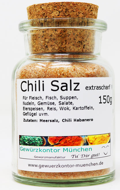 Chilisalz extrascharf 150g glas
