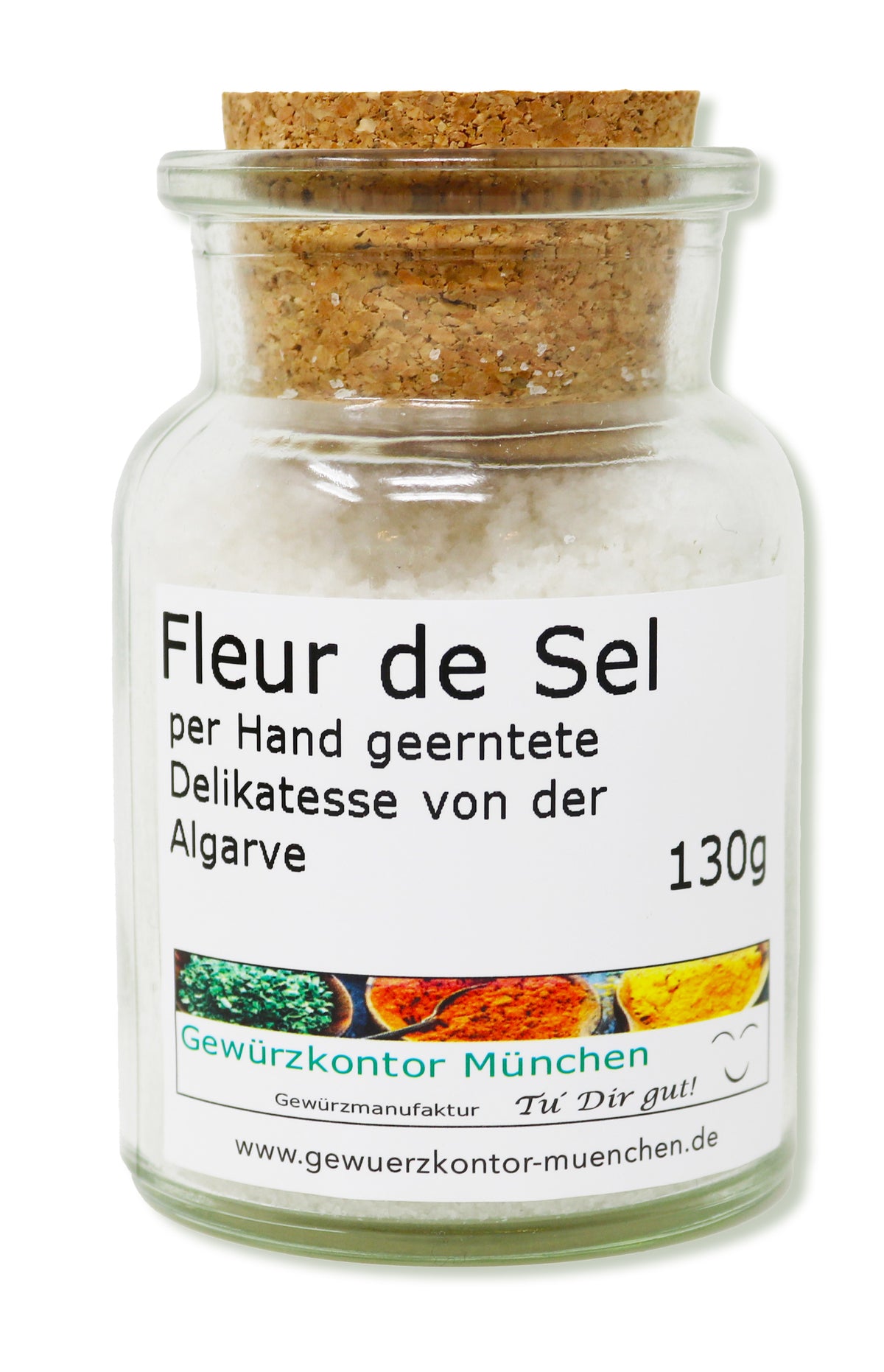 Fleur de Sel 130g Glas