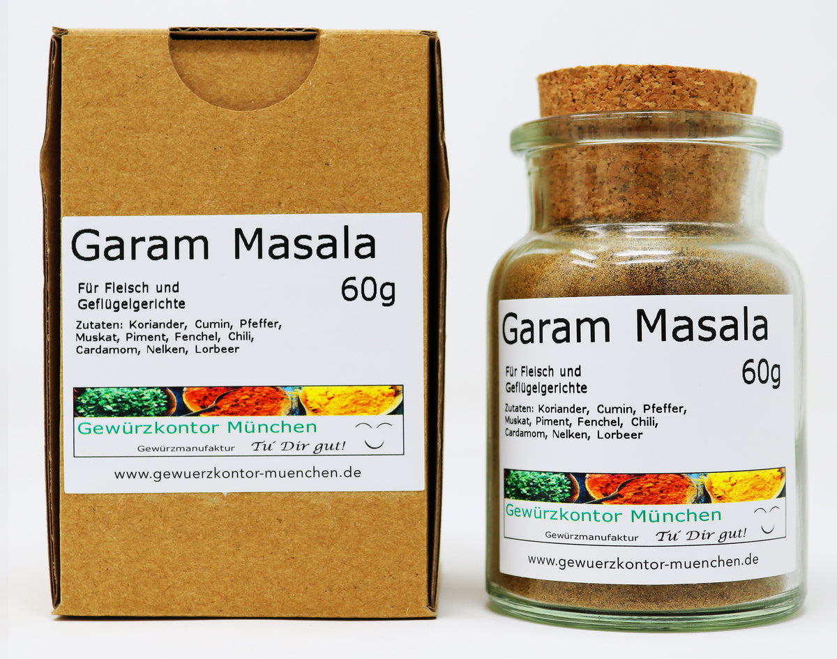 Garam Masala 60g Glas+ Karton