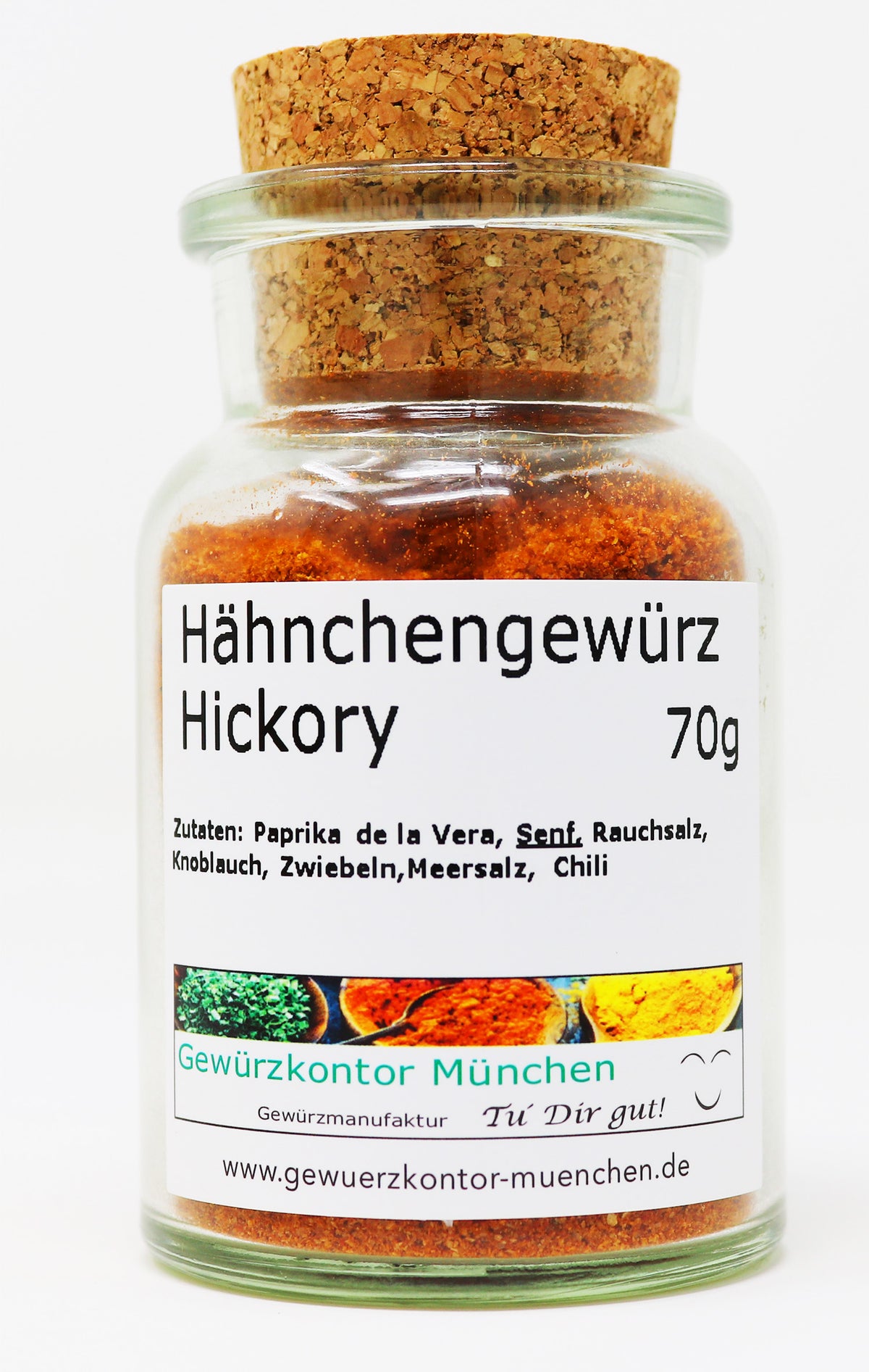 Hähnchen Hickory 70g glas