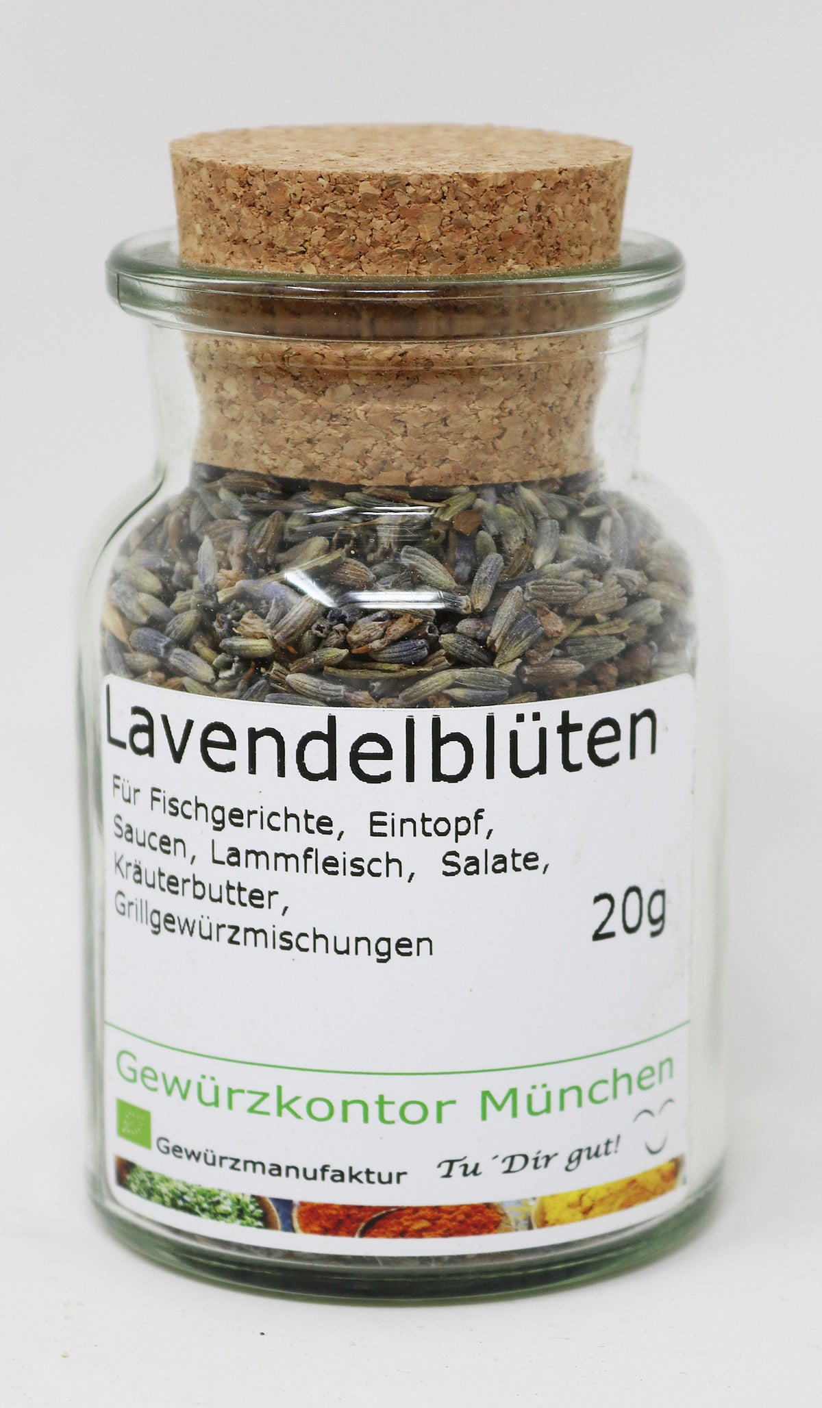 Lavendelblten 20g im Glas