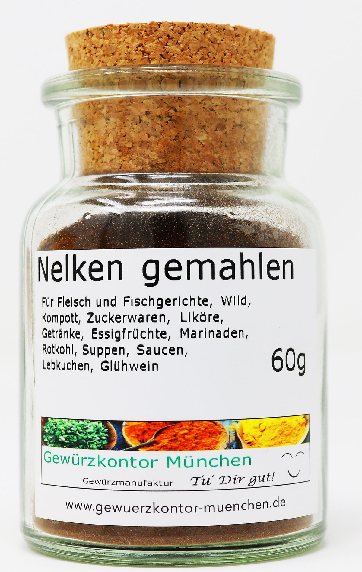 Nelken gemahlen 60g Glas