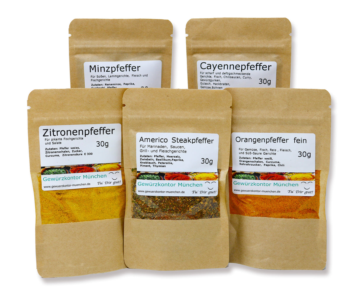 Pfeffer mischungen Probierset