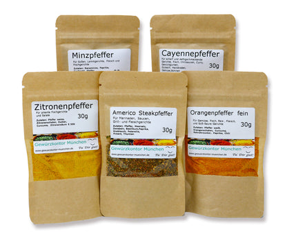 Pfeffer mischungen Probierset