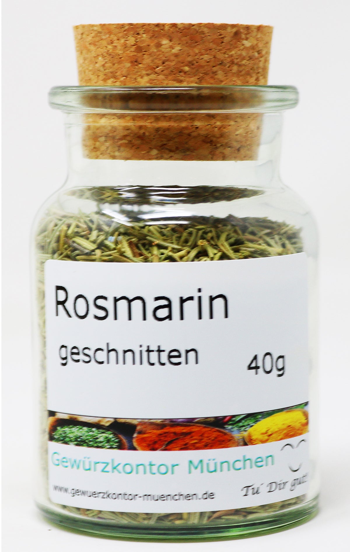Rosmarin geschnitten 40g Glas
