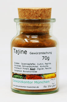 Tajinegewürz 70g glas