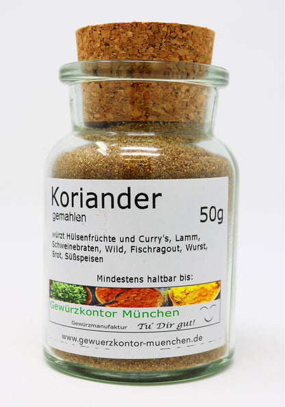 koriander-gemahlen-im